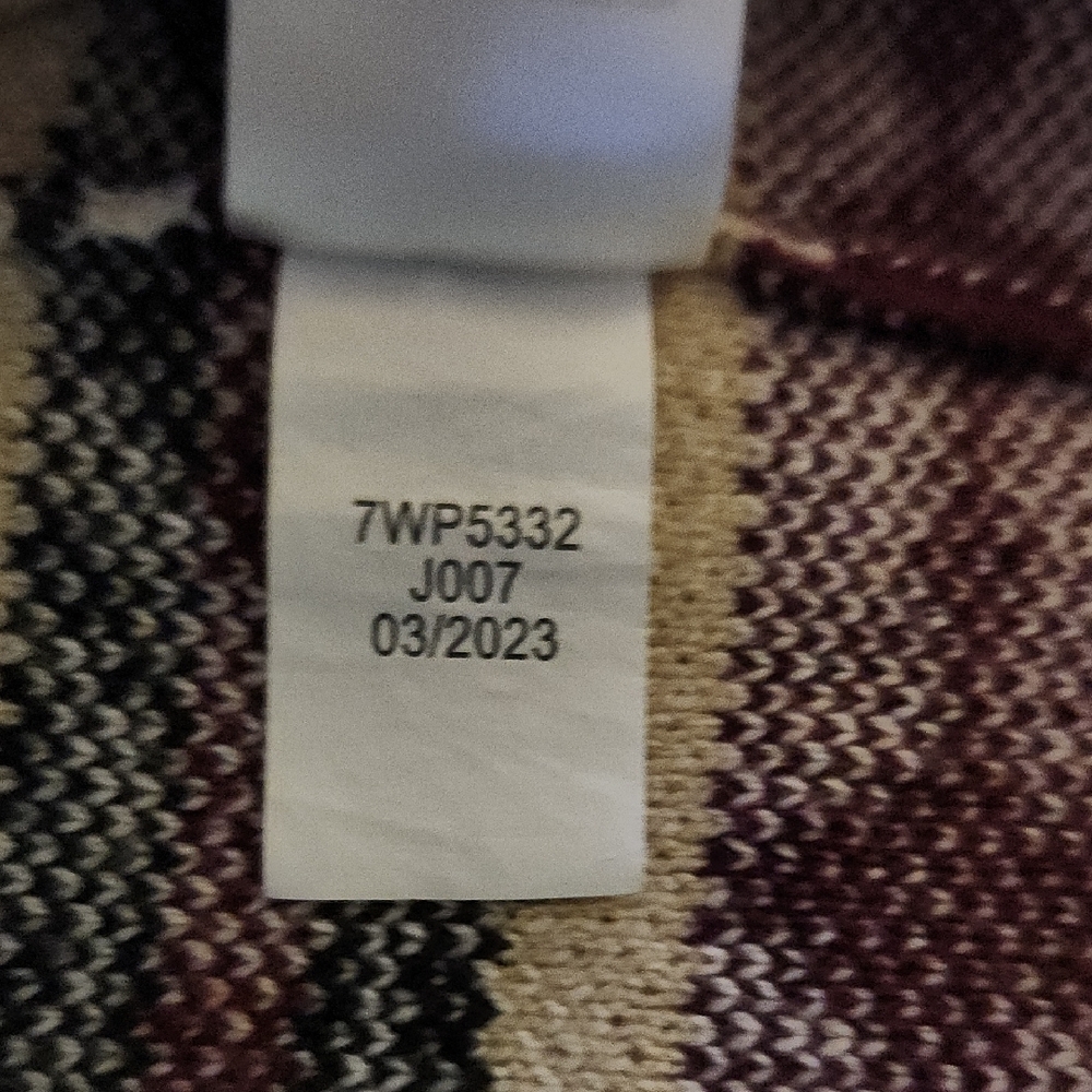 Lucky Brand Women's Aztec Open Cardigan Sweater Long Sleeve, Sz S - Picture 9 of 9